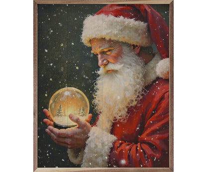 Kendrick Home Santa With Snowglobe