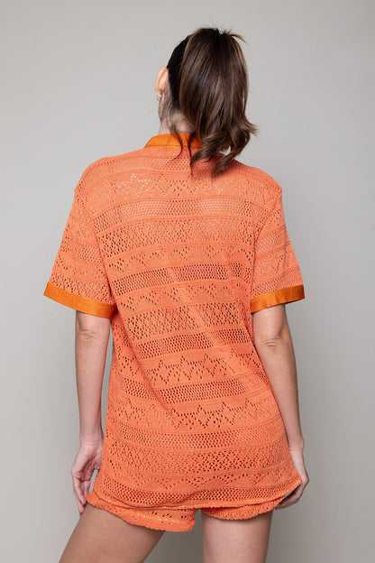 Mojito crochet Set - Tangerine
