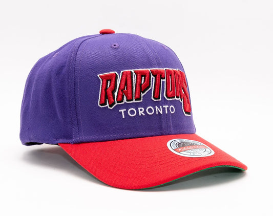 Men's Mitchell & Ness NBA Shredder Stretch Snapback Hwc Raptors - Purple