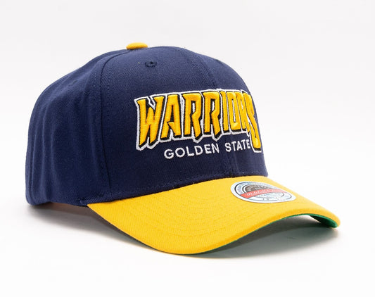 Men's Mitchell & Ness NBA Shredder Stretch Snapback Hwc Warriors - Blue