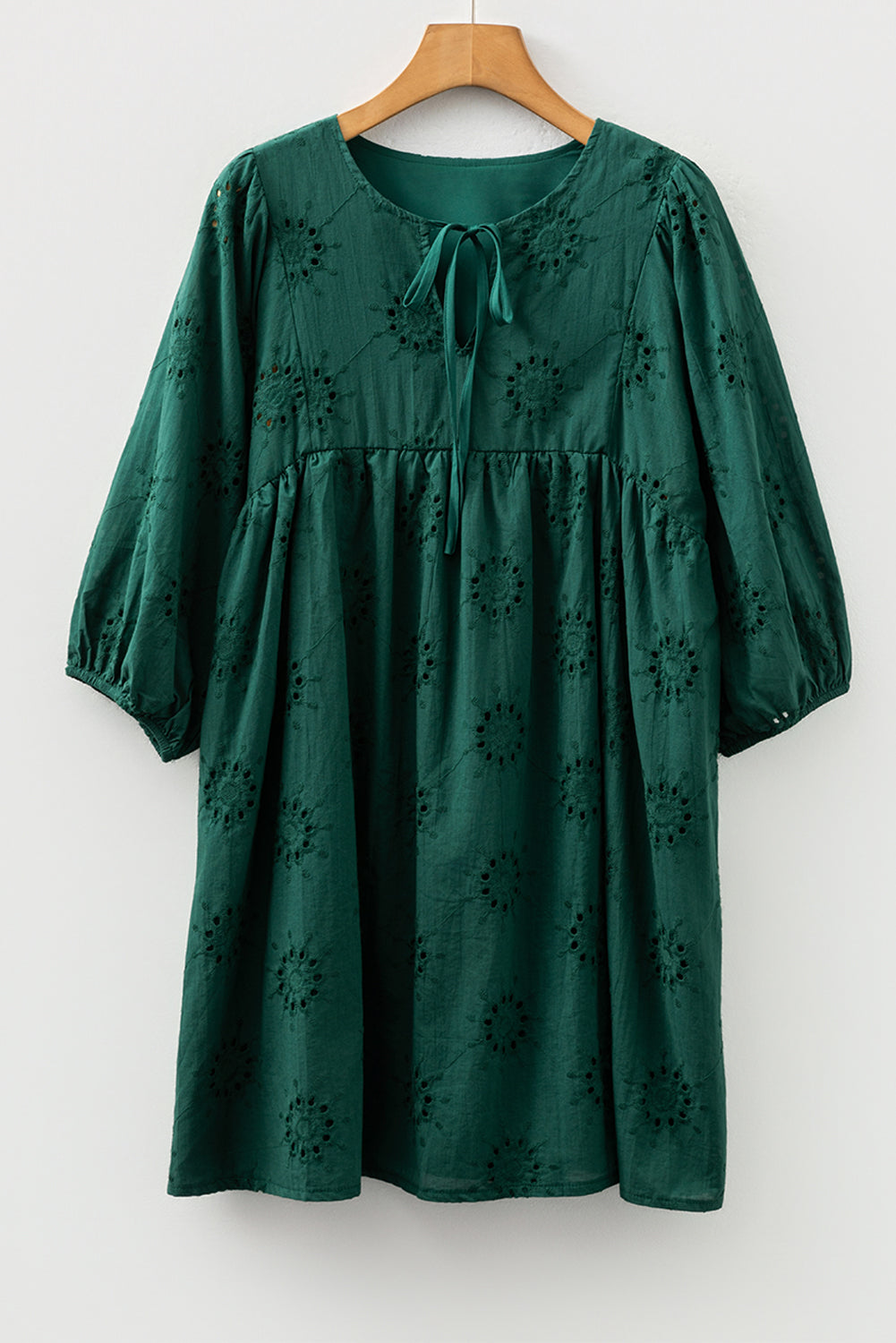 Threaded Pear Beth Sleeve Swing Mini Dress