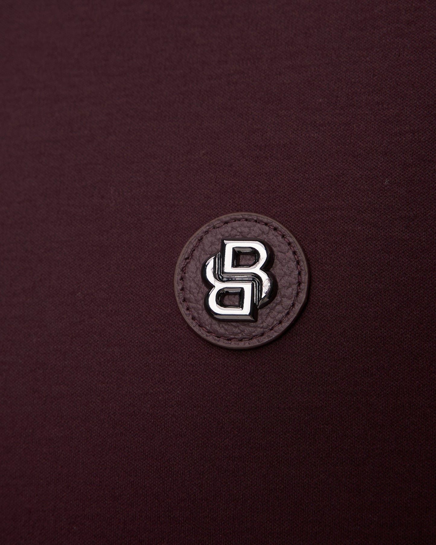 Boss Double Monogram Polo - Burgundy