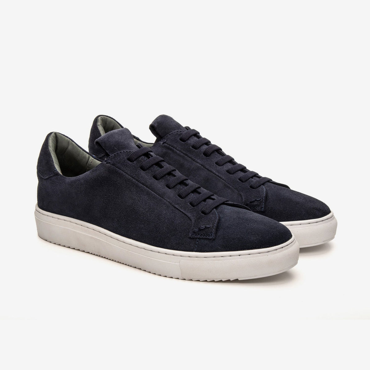 Navy Suede-