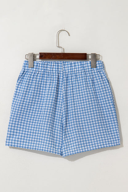 Threaded Pear Beatrice Printed High Waist Shorts