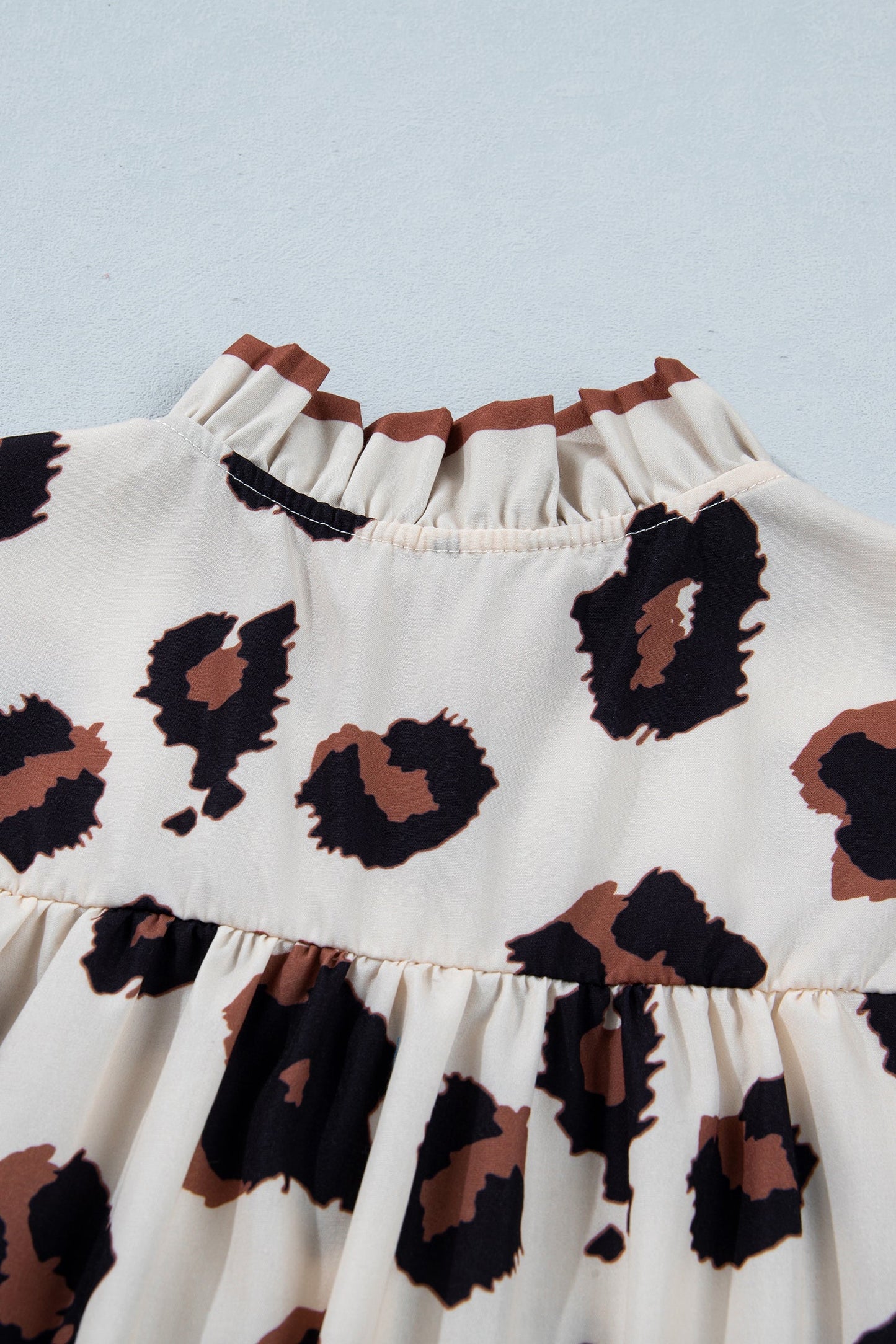 Threaded Pear Mariana Ruffle Sleeve Summer Blouse