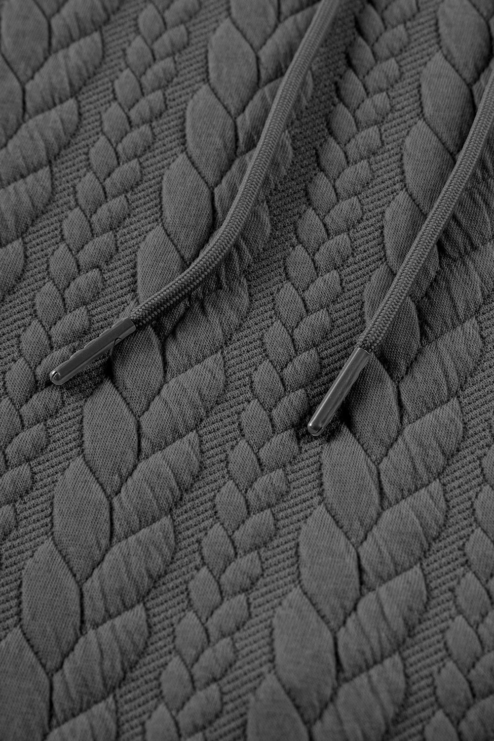 Threaded Pear Promise Textured Baggy Solid Hoodie