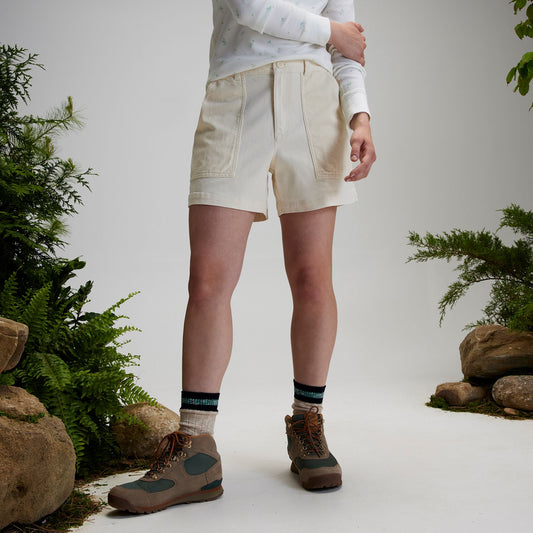 Women's Alpine Design Ad Mixed Fabric 5" Inch High Rise Shorts