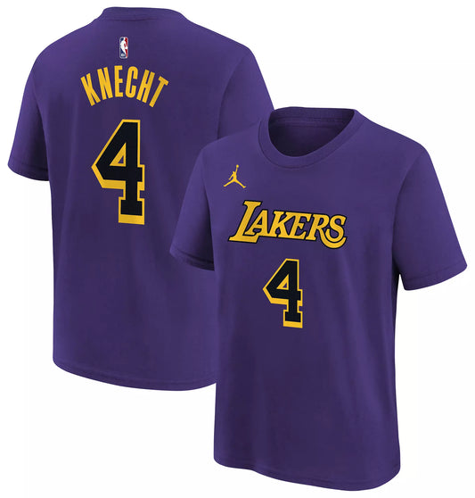 Nike Youth NBA Dalton Knecht #4 Los Angeles Lakers T-Shirt T-Shirts