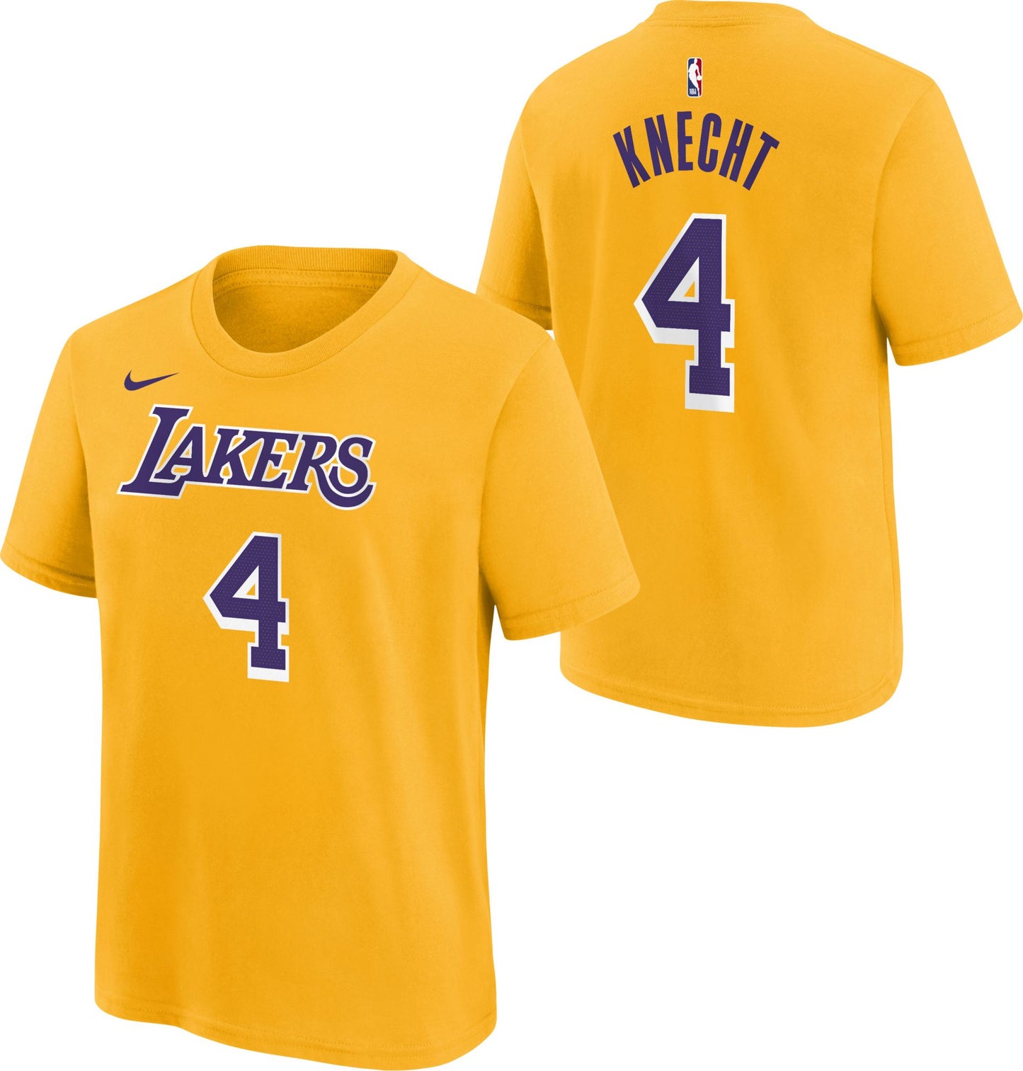 Nike Youth NBA Los Angeles Lakers Dalton Knecht #4 T-Shirt