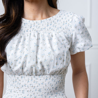 Organic Smocked Waist Dress