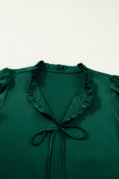 Threaded Pear Gwendolyn 3 4 Sleeve Blouse
