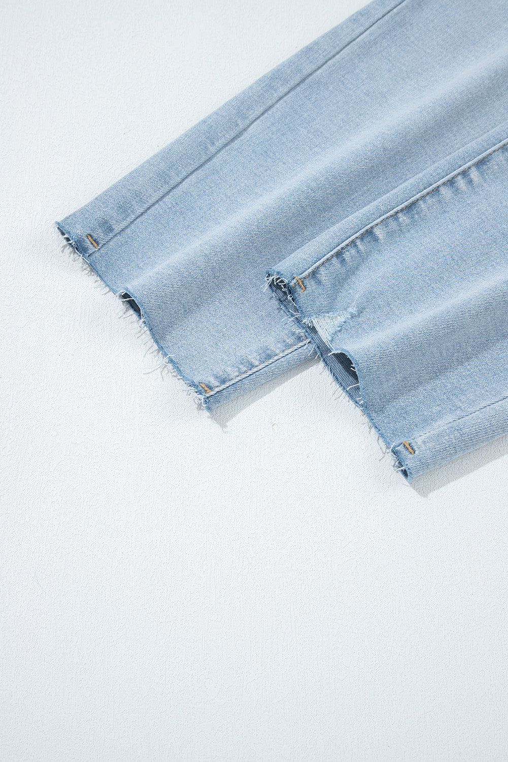 Threaded Pear Kimberly Length Distressed Skinny Jeans