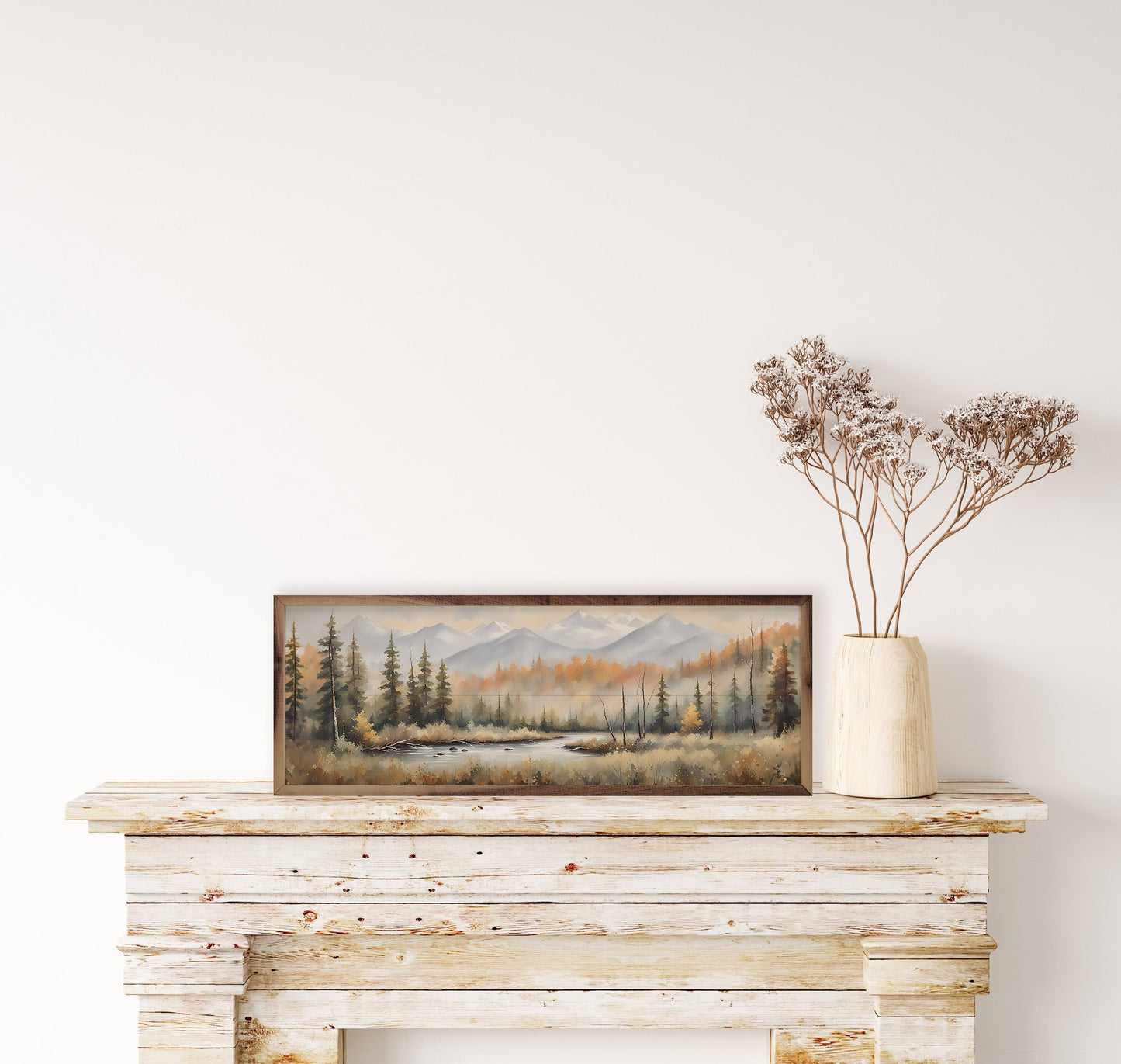 Kendrick Home Mountain With Grass And Stream