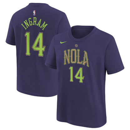 Nike Youth NBA Pelicans '14 Ingram' 24/25 City Edition N&N T-Shirt T-Shirts
