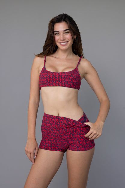 Red Coral Hot Pants