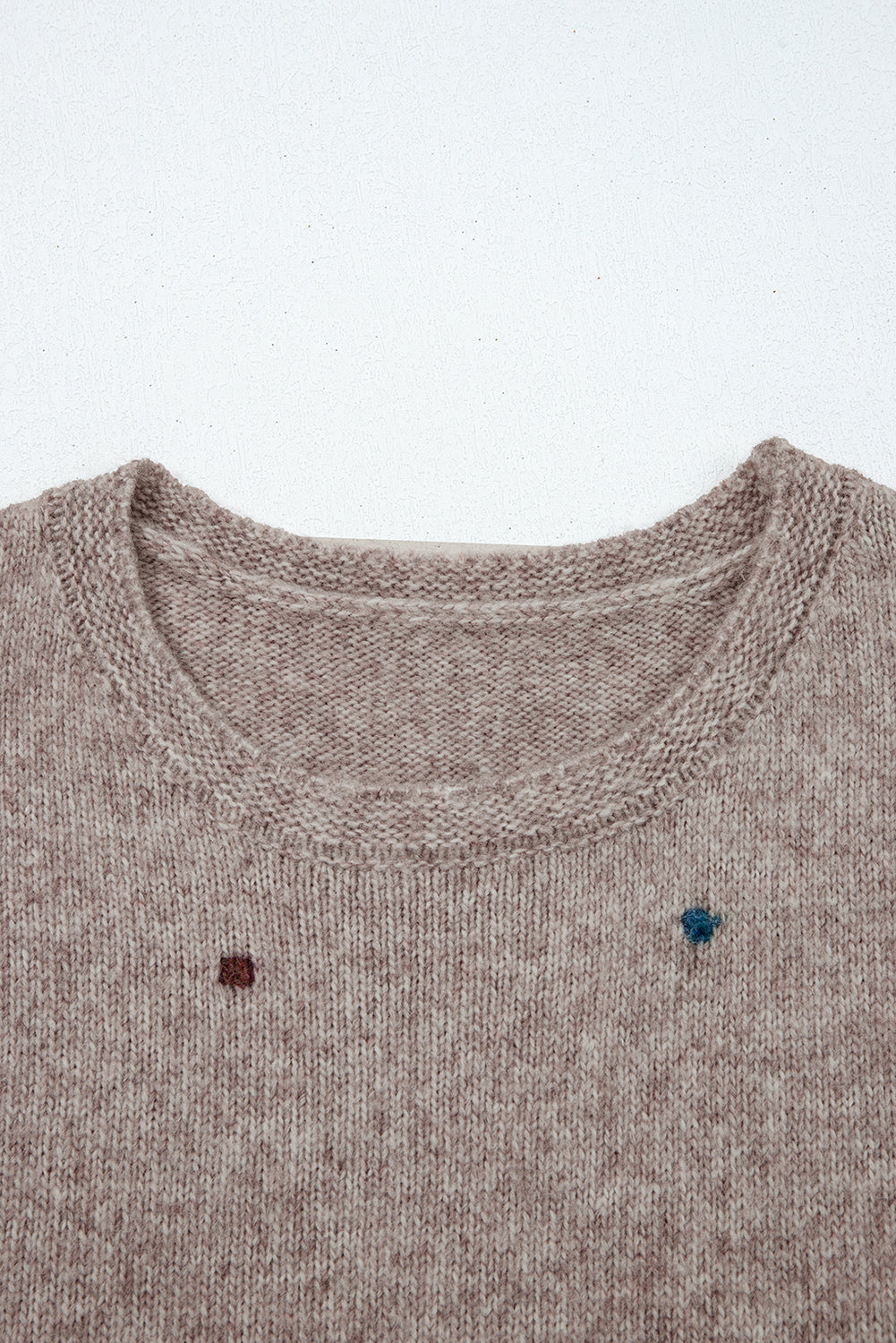 Threaded Pear Abigail Detail Drop Shoulder Sweater