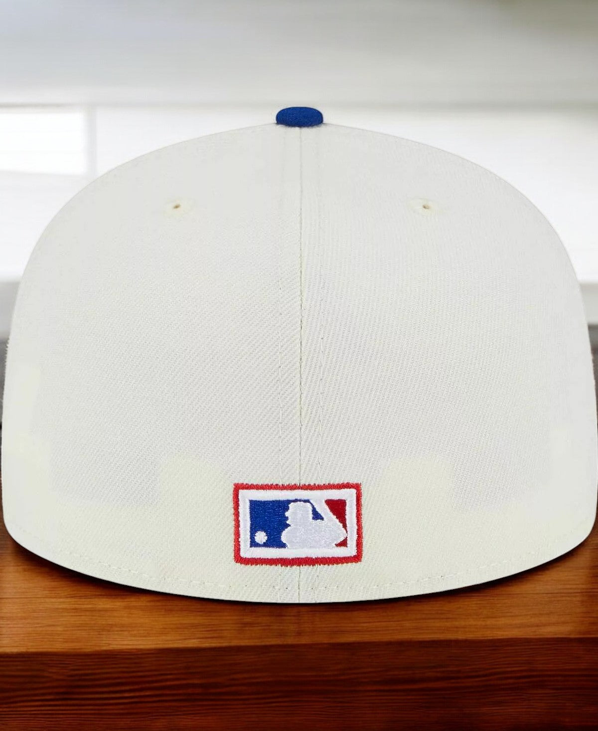 New Era Men's MLB Atlanta Braves 5950 Retro E1 Fitted Cream/Royal