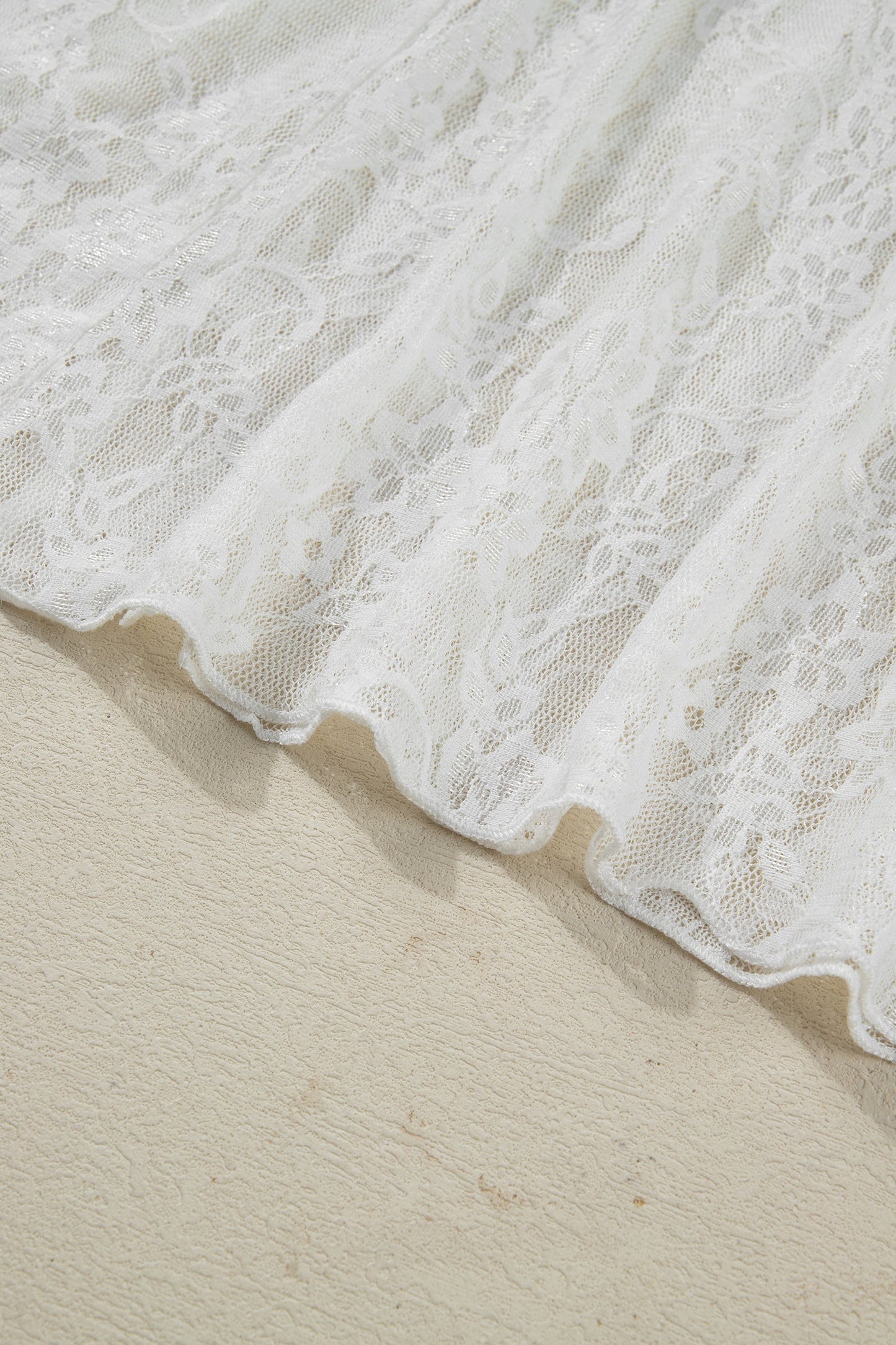 Maliyah Lace Flowy Maxi Skirt by Threaded Pear