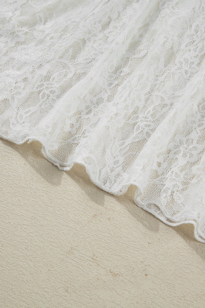 Maliyah Lace Flowy Maxi Skirt by Threaded Pear