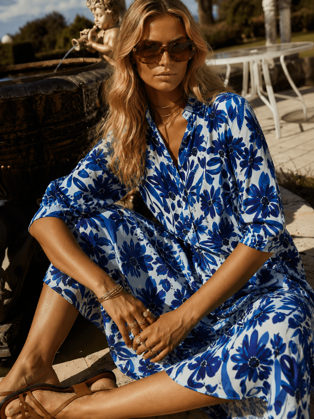 Blue-
