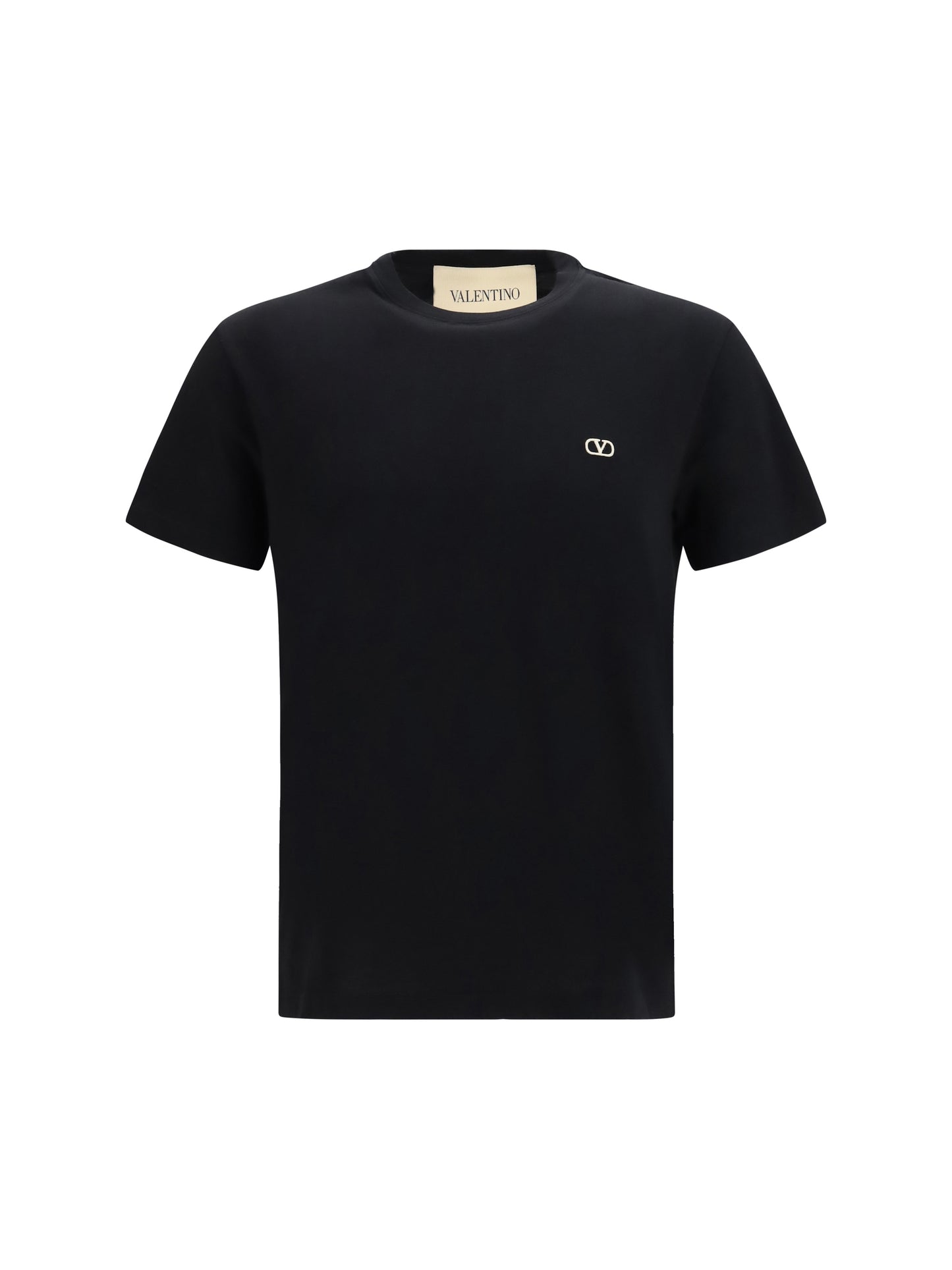 T-Shirt VLogo Cotton Black