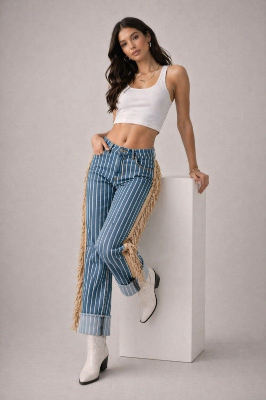 GJG Denim |Desert Drifter Fringe Denim