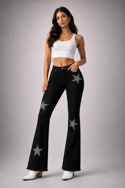GJG Denim | Starluxe Bell Bottom Jean
