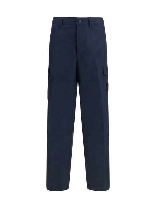 Cotton Pants Navy Blue