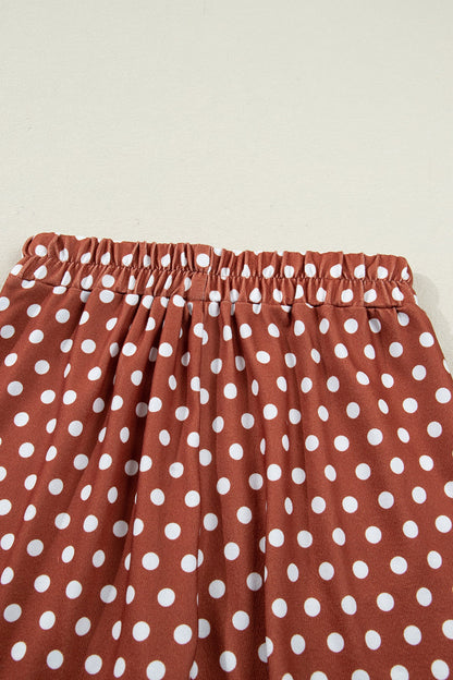 Threaded Pear Ruthie Dot Print Short Set