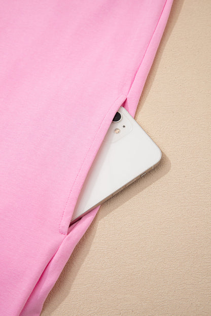 Keily Frilled Trim Loose Fit Mini Dress by Threaded Pear