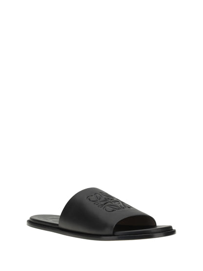 Sandals Slide Anagram Flex Black