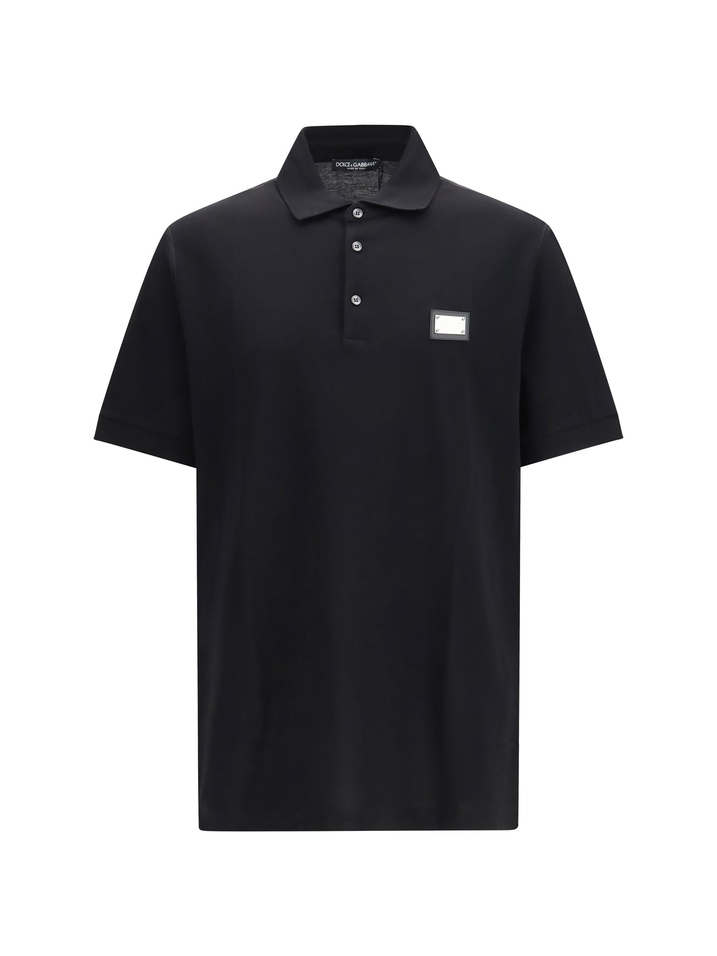 Polo Shirt Cotton Piqué Black