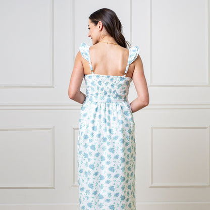 Linen Flutter Party Dress