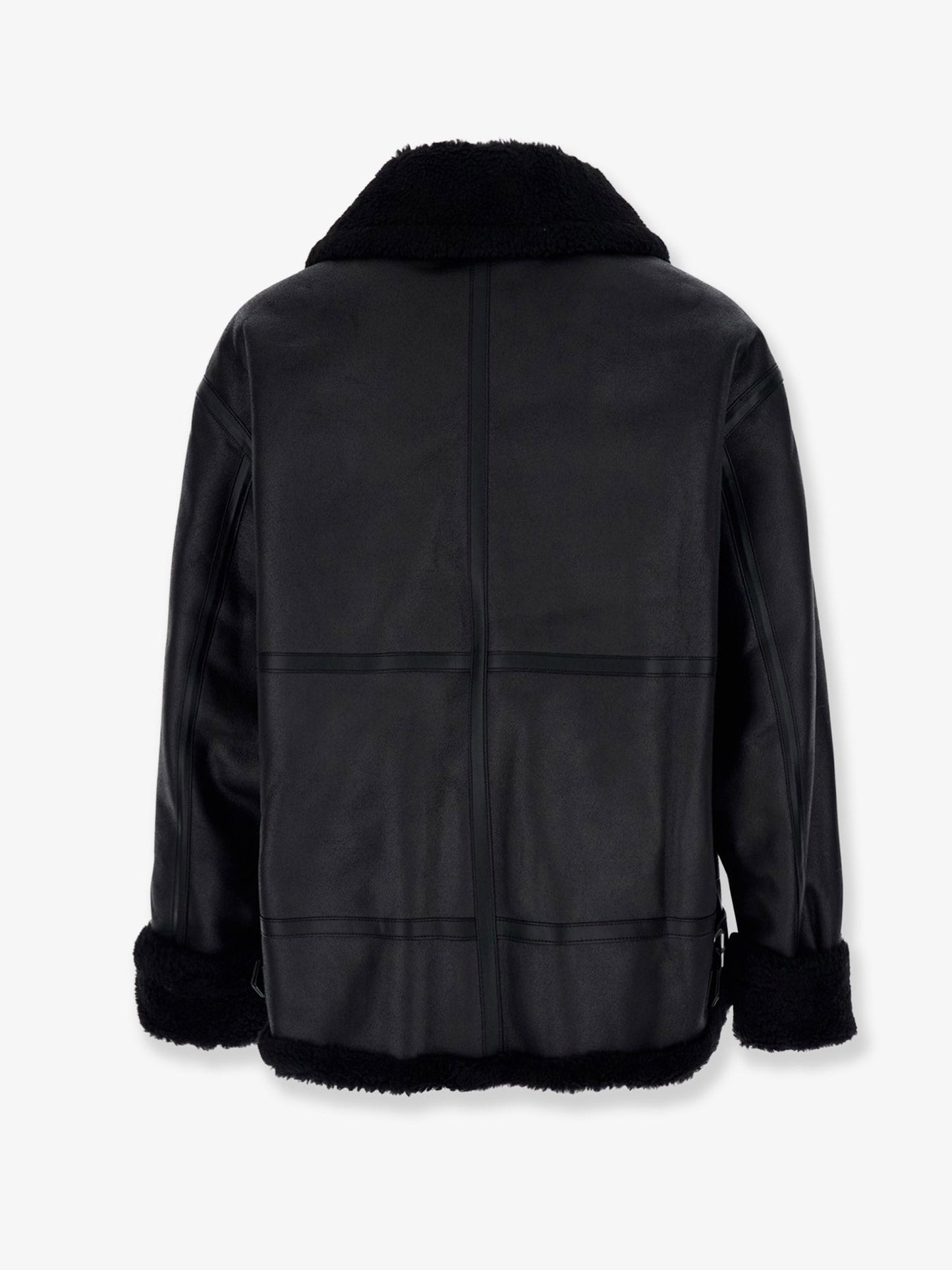 Unisex Eco-Shearling Jacket Black