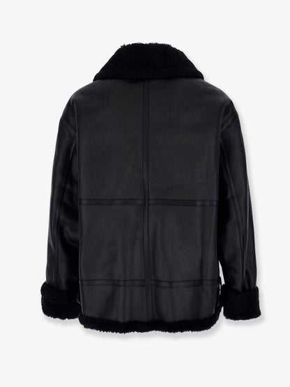 Unisex Eco-Shearling Jacket Black