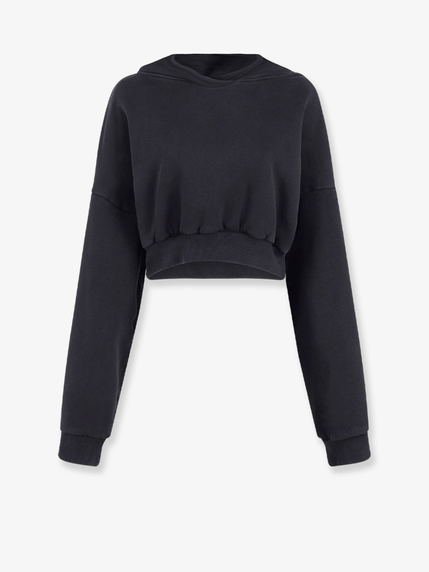 Cropped Cotton Sweatshirt