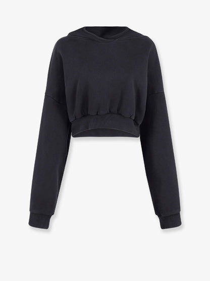 Cropped Cotton Sweatshirt