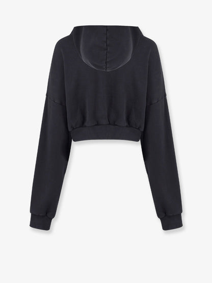 Cropped Cotton Sweatshirt