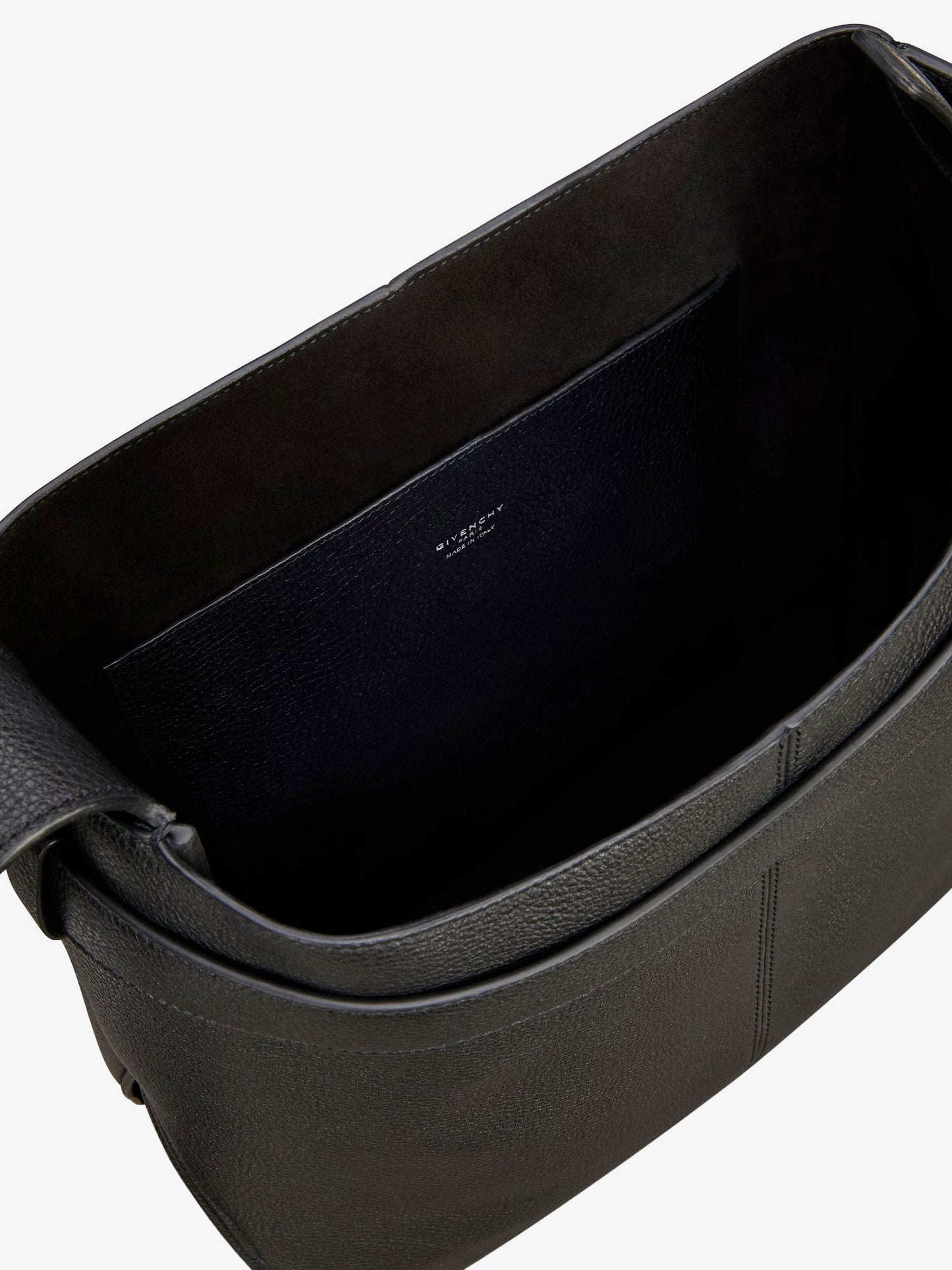 Belted Leather Shoulder Bag