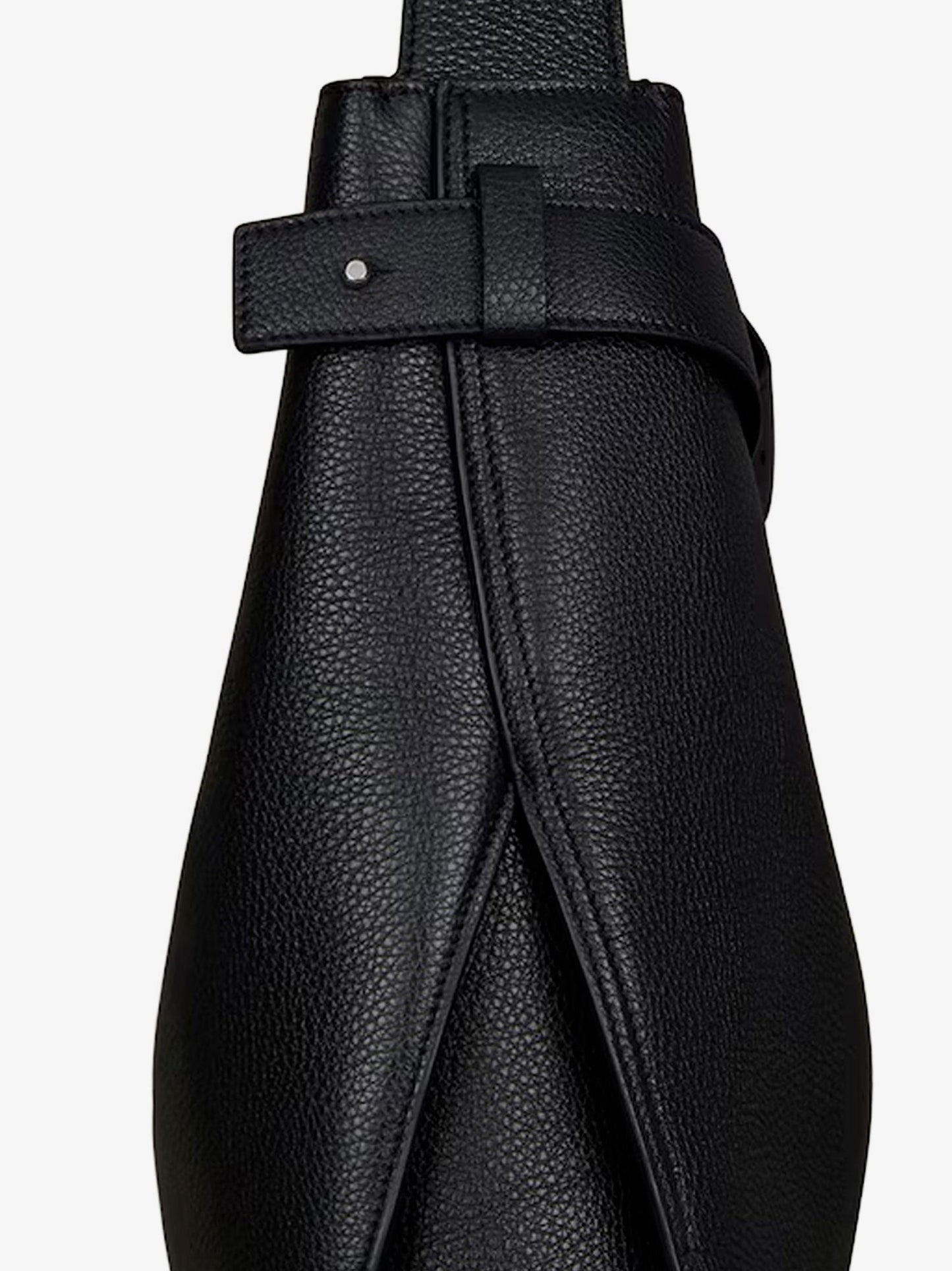 Belted Leather Shoulder Bag