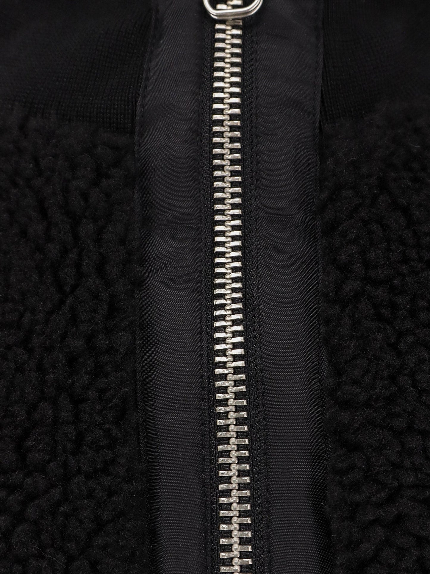 Fleece Synthetic Fur Bomber