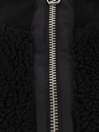 Fleece Synthetic Fur Bomber