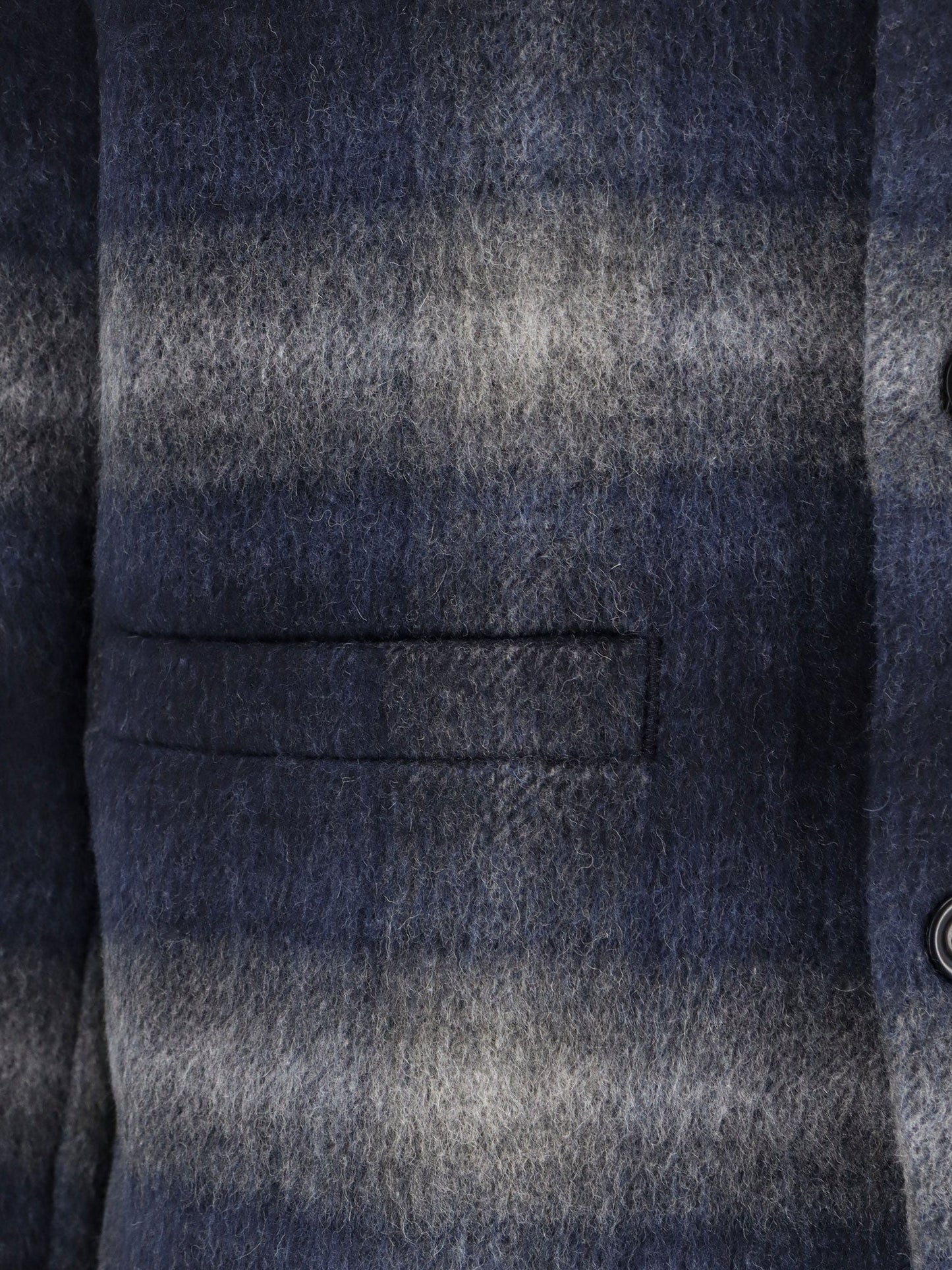 Checked V-Neck Blazer