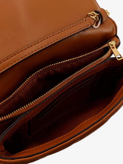 Matelassé Leather Shoulder Bag