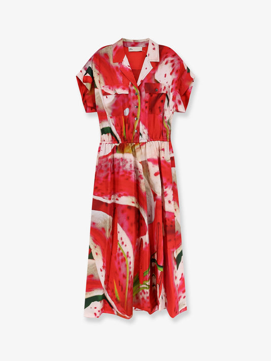 Silk Chemisier Dress