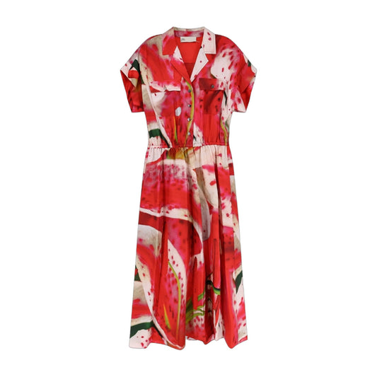 Silk Chemisier Dress