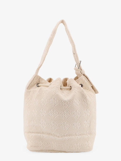 T Monogram Terry Canvas Bucket Bag
