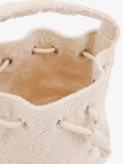 Monogram Terry Mini Canvas Bucket Bag
