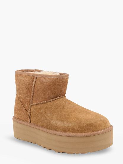Classic Mini Platform Suede Ankle Boots