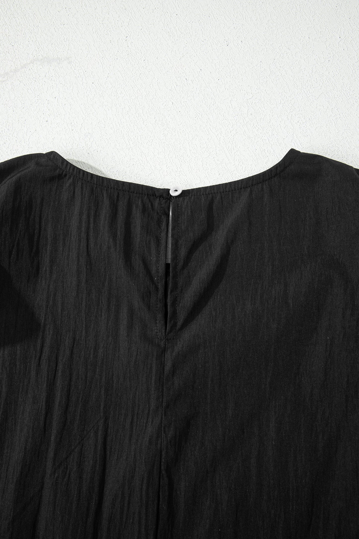 Threaded Pear Amani Short Sleeve Textured Blouse